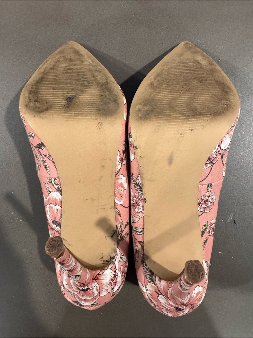 Steve Madden Hazel Rose Pink Floral Pointed Pumps - Picture 6 of 7